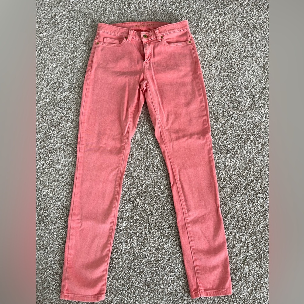 MICHAEL KORS 🌞 jeans Izzy skinny jeans in peach